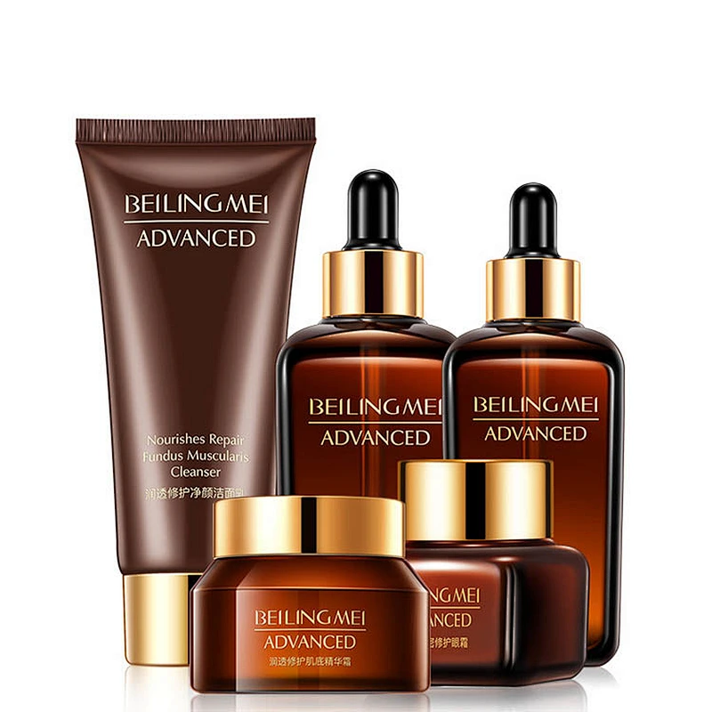 OEM beauty face skin care set whitening organic anti aging facial skin care set