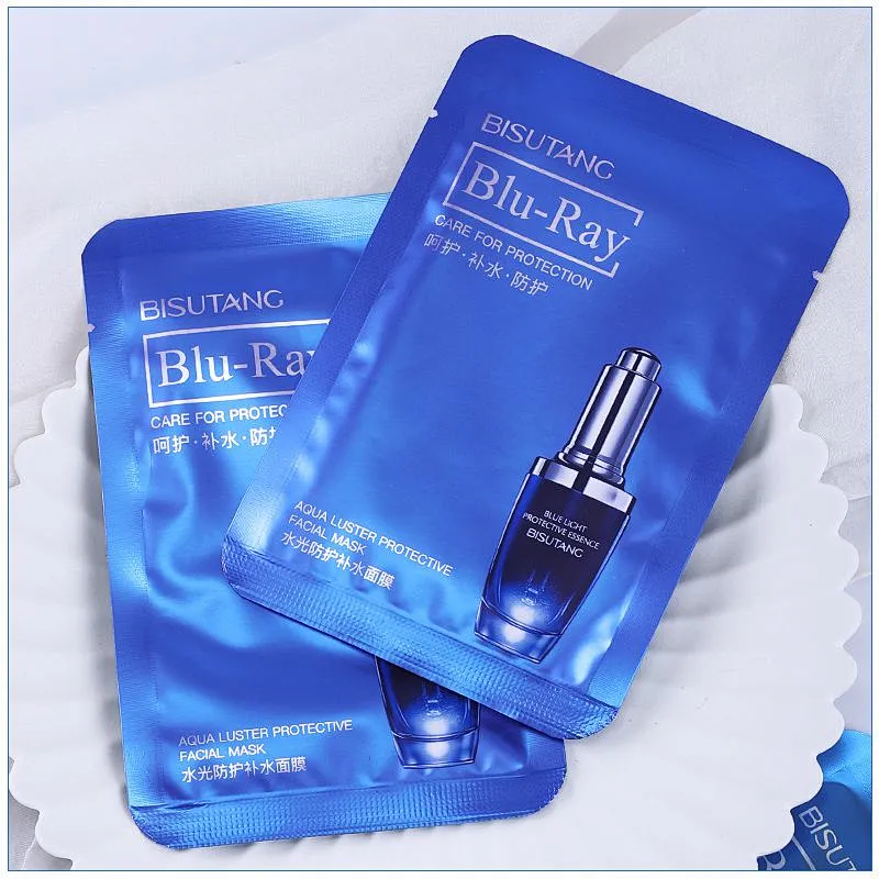 OEM ODM Deep moisturizing hydrating nourishing blu-ray protect water brightening facial mask