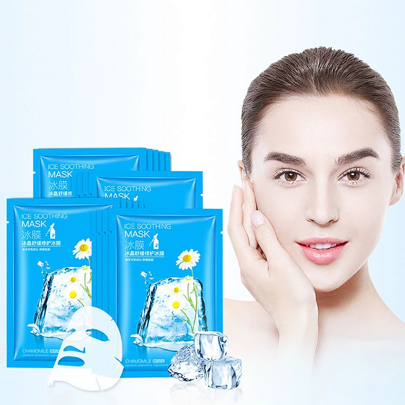 OEM Hot Sale Replenishing Hydrating Ice Face Mask Improve Dry Skin Moisturizing Facial Mask Sheet
