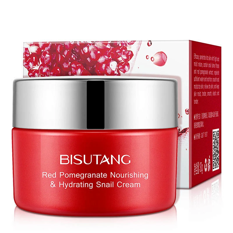 Moisturizing Oil Control Face Cream for Skin Care Red Pomegranate Snail Whitening Face Cream