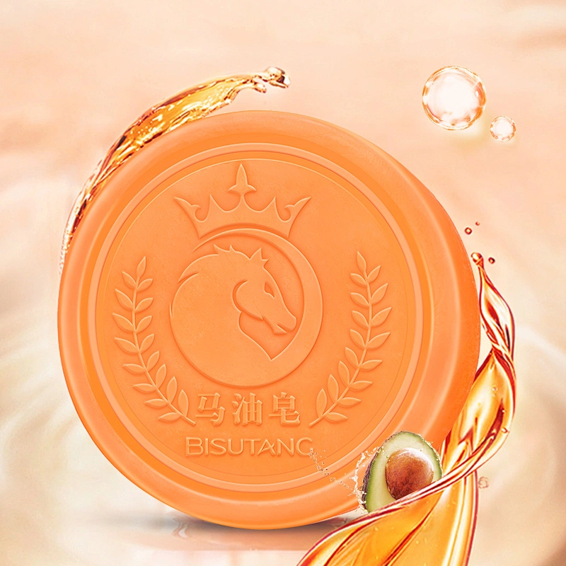 OEM Private Label 80g Horse Oil Handmade Organic Whitening Face Bath Soap