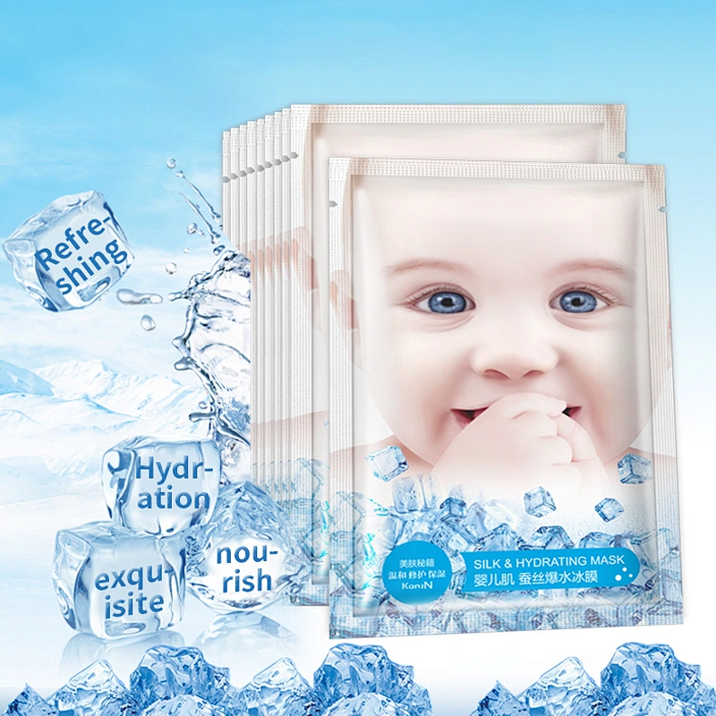 OEM ODM Hyaluronic Acid Moisturizing Soothing Mask Shrink Pores Ice Face Mask