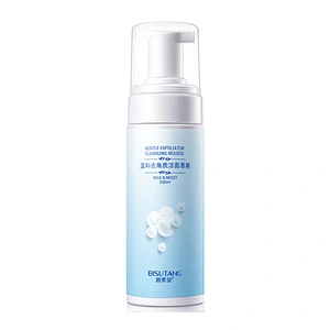 Private Label Gentle Exfoliating Cleansing Mousse Aloe Vera Face Wash Whitening Bubble Facial Cleanser