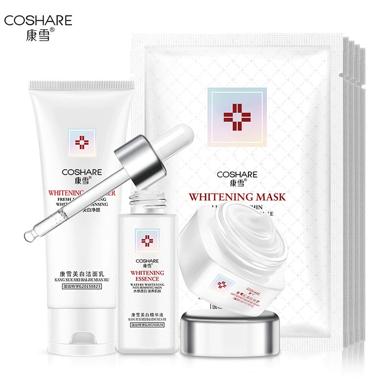 OEM/ODM/OBM COSHARE 4pcs with specail effect for Freckle from Aopei factory Freckle whitening skin care set