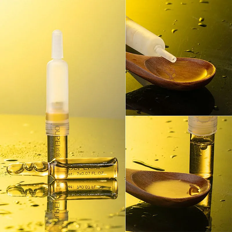 OEM custom ginseng face serum hexapeptide hyaluronic acid ampoule serum