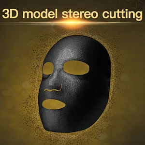OEM Fashion beauty cosmetics Facial care moisturizing black face mask sheet