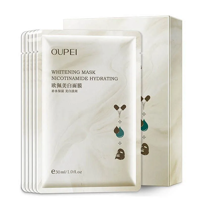Anti-aging bio cellulose facial mask sheet for whitening and hydrating