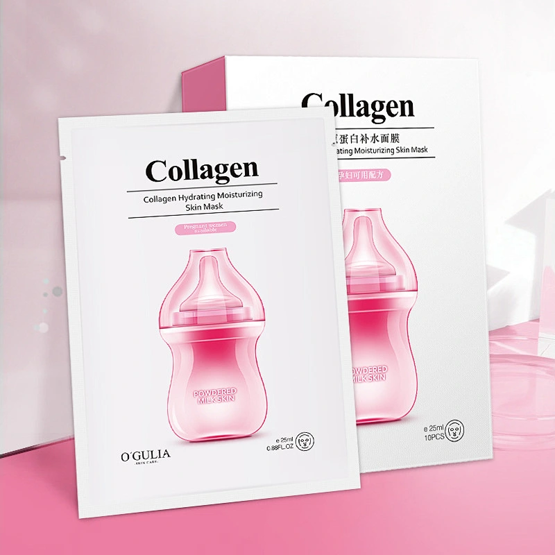 OEM face care deep moisturizing anti-wrinkle keep firming whitening collagen crystal facial mask