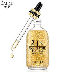 LAPEU wholesale skin care anti wrinkle facial essence private label 24k gold serum