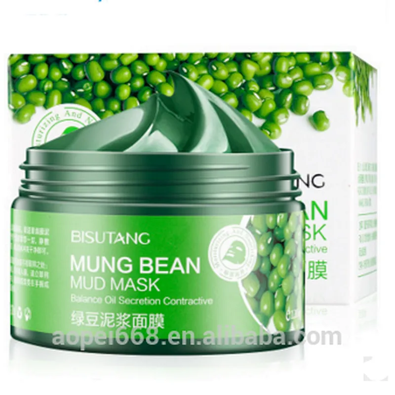 Good quality acne treatment mask oil-control green clay mud mask