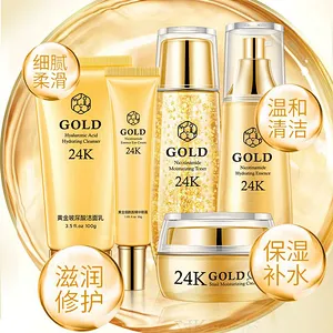 Anti-aging Peptide Anti-Wrinkle Essence 24K Gold Essence Polypeptide Protein 5 Pcs Skin Care Sets