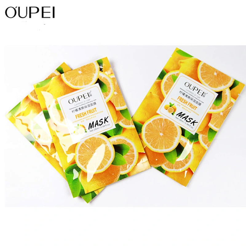 Lemon custom collagen face mask