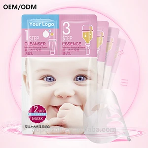 OEM/ODM your brand 3 step skin care nourishing baby skin face mask manufacturer china