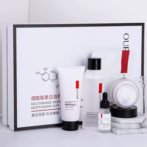 Private label professional skin care set whitening