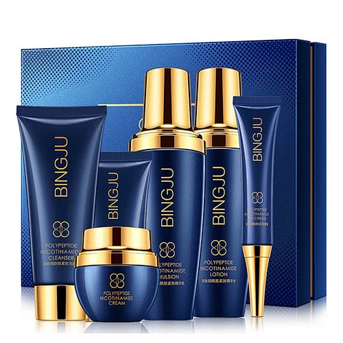 OEM Private label Hyaluronic acid face care set  Polypeptide Nicotinamide whitening skin care sets