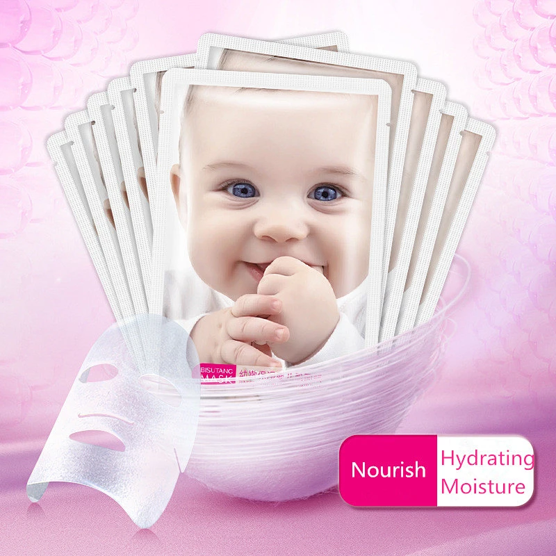 OUPEI factory best selling  baby skin facial face mask sheet with oem facial mask