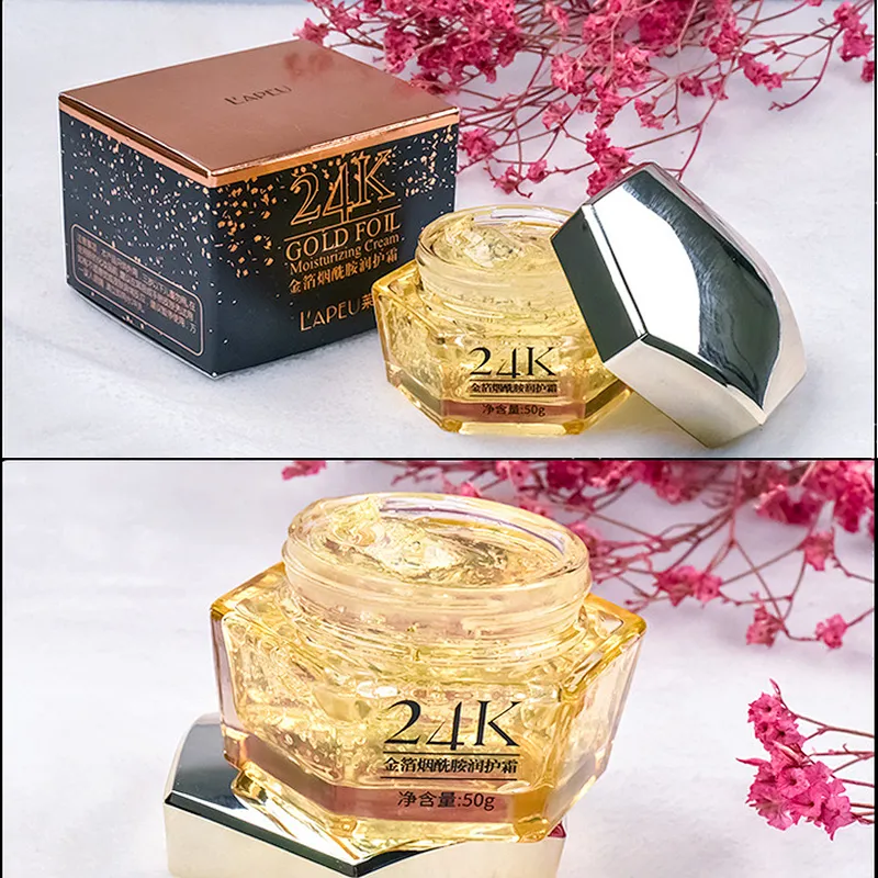 24K Gold Face Cream Whitening Moisturizing 24 K Gold Day Creams & Moisturizers 24K gold Essence Serum
