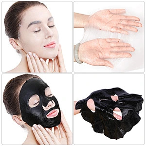 Moisturizing repairing piggy yogurt facial mask black white face mask combination