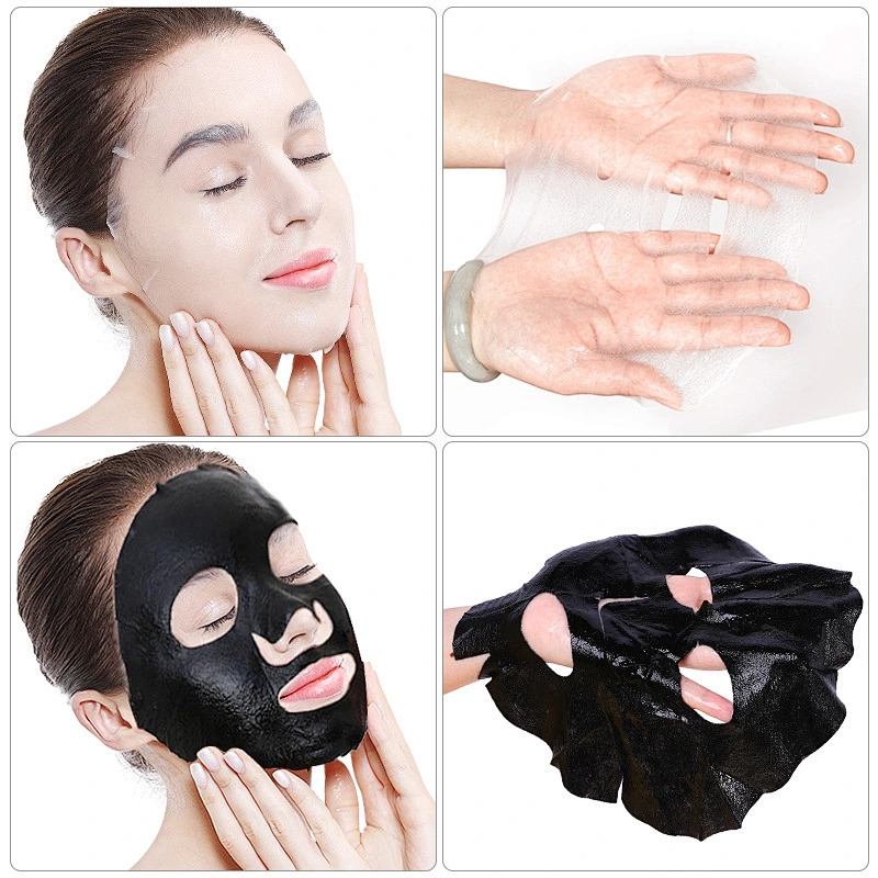 Moisturizing repairing piggy yogurt facial mask black white face mask combination