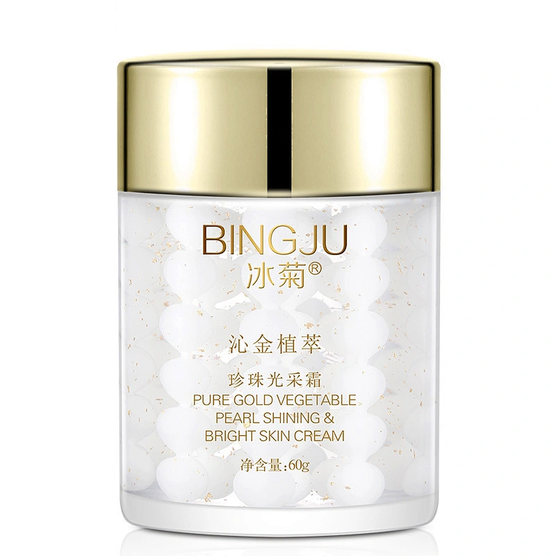 BINGJU manufacturer moisturizing nourishing face cream beauty products golden pearl whitening cream