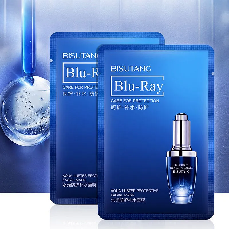 OEM ODM Deep moisturizing hydrating nourishing blu-ray protect water brightening facial mask