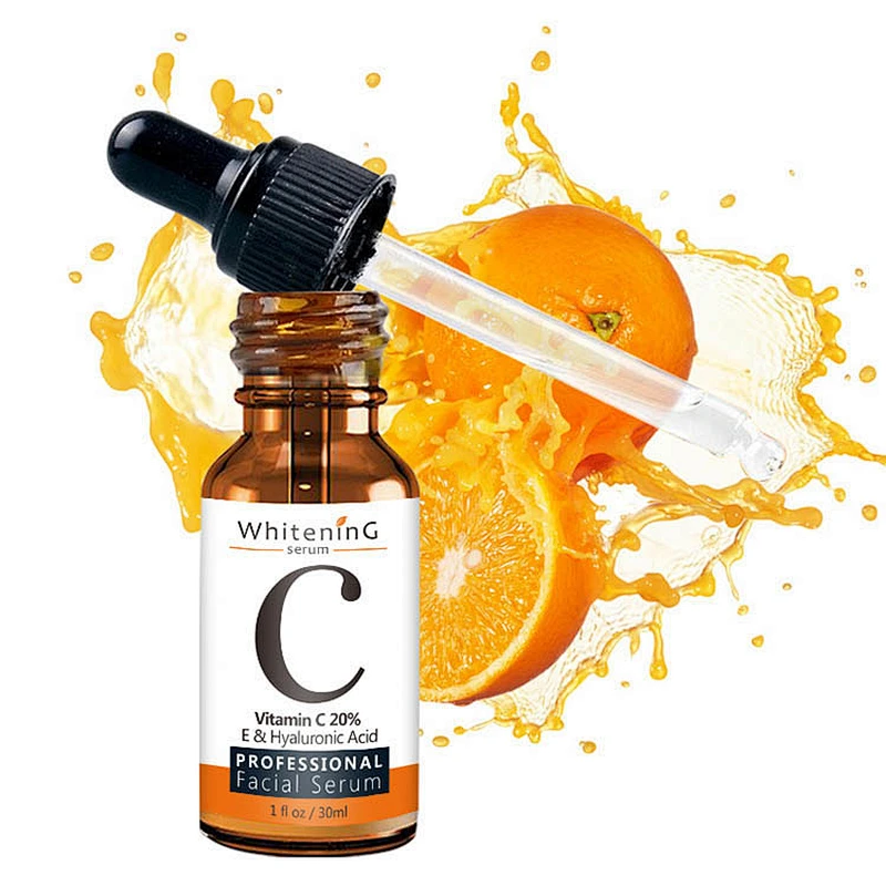 OEM Private label Skin care Hyaluronic acid Face serum Natural organic Anti aging whitening Vitamin C serum
