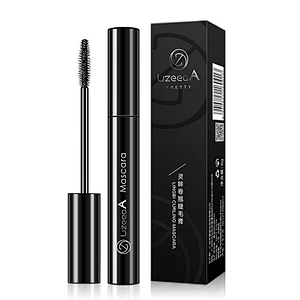 Make your own brand makeup lengthen eyelashes mascara custom vegan 4D fiber mascara