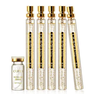 Private label bird nest serum whitening anti aging 24k gold collagen serum set with protein line