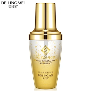 Private label Rejuvenation Essence Liquid 24k Gold Foil Essence hyaluronic acid serum