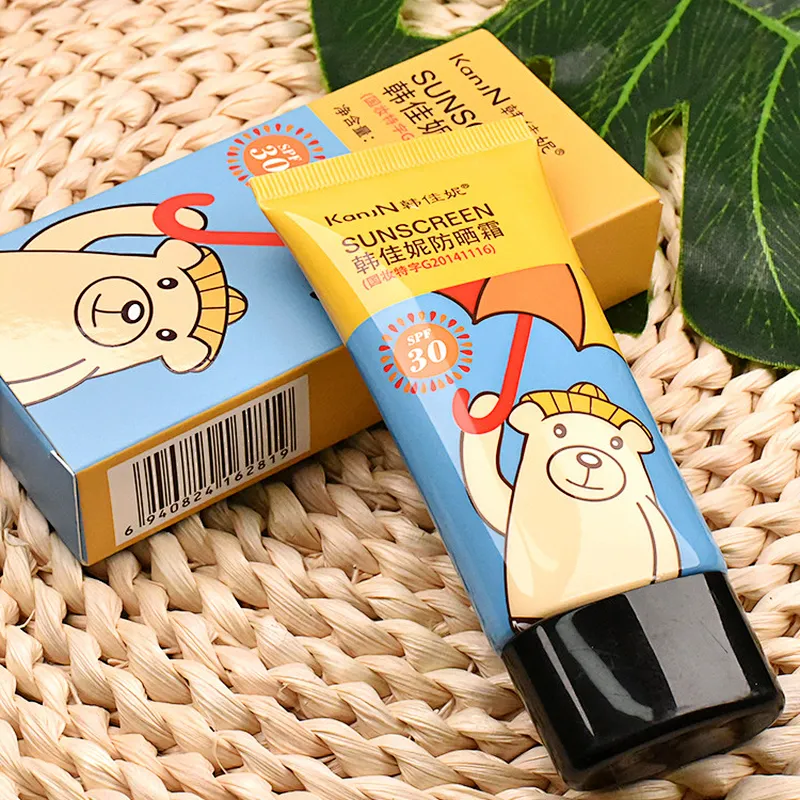 2019 Newest bulk sunscreen OEM Design Whitening sunscreen lotion cheap price spf 30 sunscreen cream