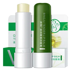 Private label mini moisturizing lip balm custom natural fruit Vitamin E lip plump balm