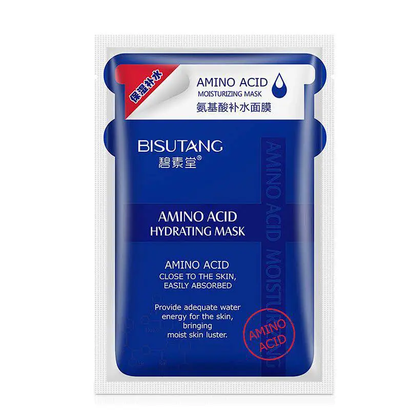 Wholesale private label facial mask korea amino acid hydrating face sheet mask