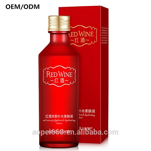 Red wine polyphenols facial serum moisturizing skin brightening serum face toner