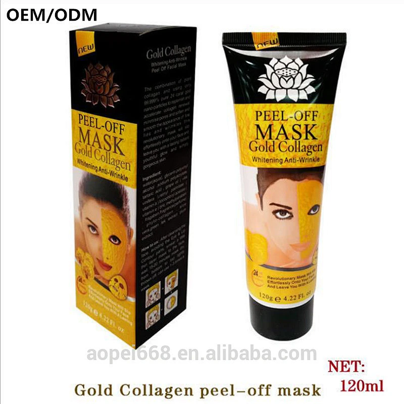 OEM/ODM private label skin care anti-wrinkle gold face mask skin repair 24k gold mask
