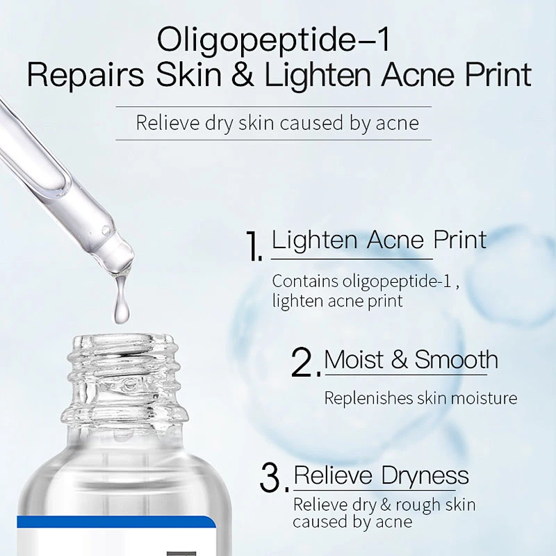 Factory price skin care manufacturer oligopeptide anti aging anti acne face serum