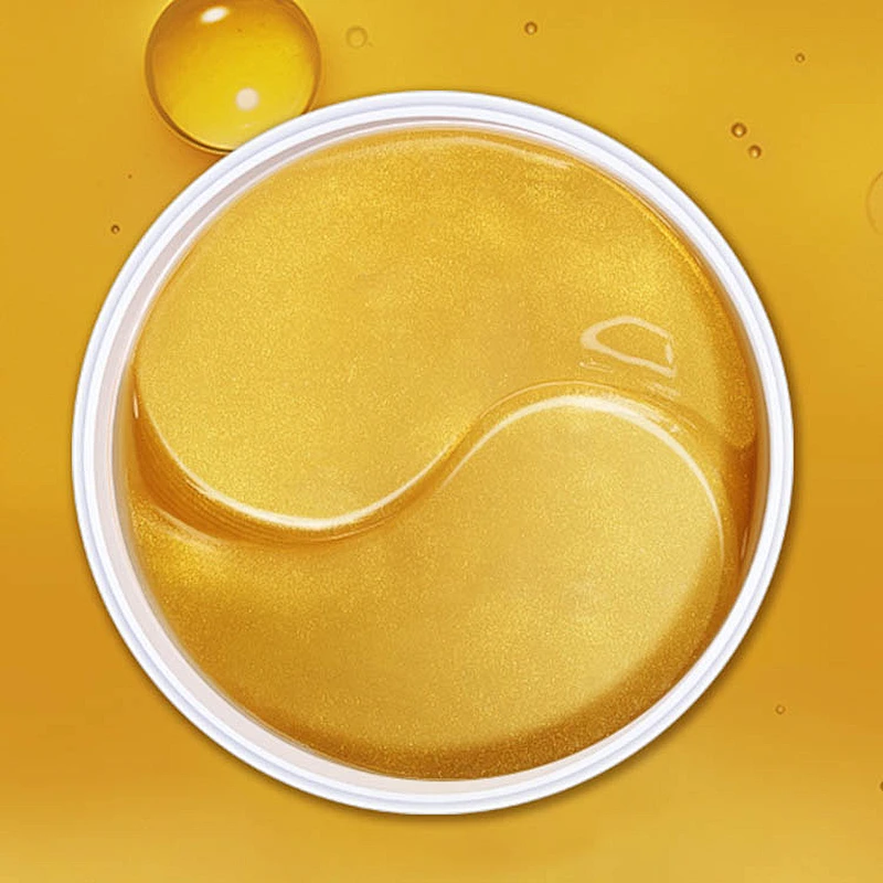 24K Gold Firming Hydrating Crystal Collagen Mask Anti-aging Sleeping Under Eye Gel Pads