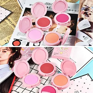 Private label blush palette rose blusher make up bb blush
