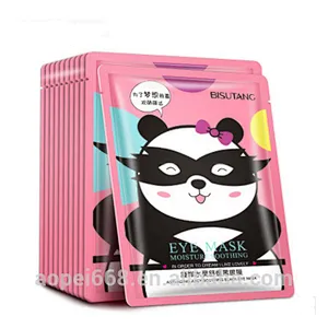 Multifunctional black carbon moisturizing and repairing bamboo eye mask