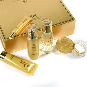 Anti-aging Peptide Anti-Wrinkle Essence 24K Gold Essence Polypeptide Protein 5 Pcs Skin Care Sets