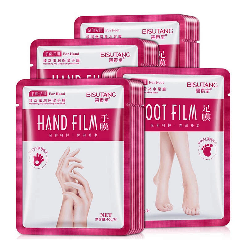BISUTANG Wholesale Remove Dead Skin Moisturizing Exfoliating Foot Mask Hand Mask Sheet