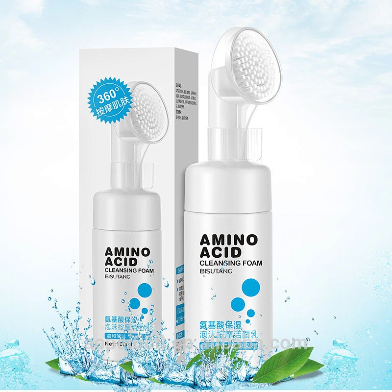 Hot selling face cleanser wash exfoliating face cleanser foam moisturizing amino face cleansing cream