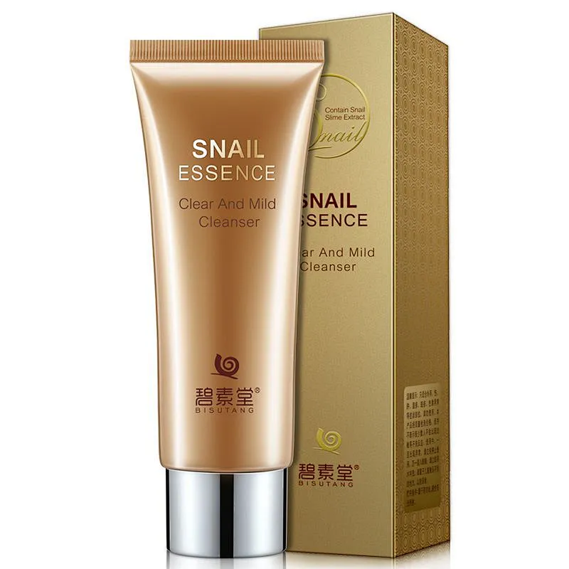 OEM Snail essence face cleanser deep cleansing skin whitening facial cleanser