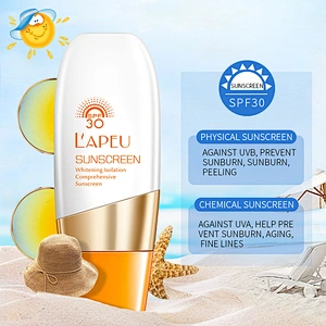 LAPEU OEM Customized multiple sun protection sun cream spf 30 sunscreen cream