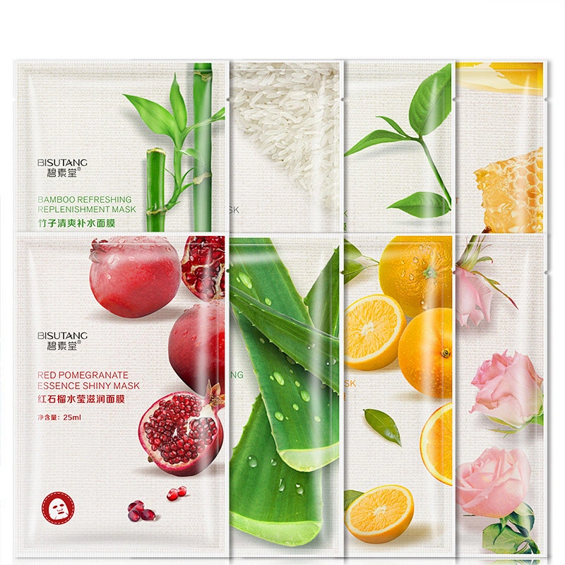 Natural Organic Vitamin C Orange Mask Whitening Tightening Orange Extract Face Sheet Mask