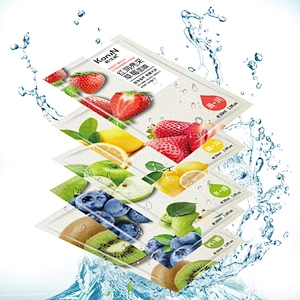 OEM Private label korean beauty face mask sheet natural organic fruit whitening facial mask