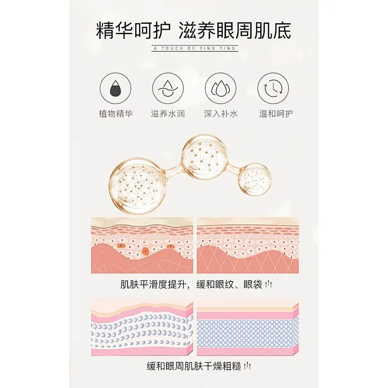 OEM anti wrinkle eye essence private label snail extract anti ageing eye serum