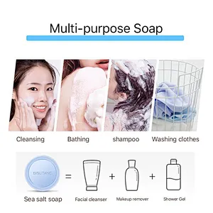OEM Private label anti acne bath face soap dead sea salt soap bar