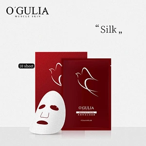 Private label Natural collagen birds nest silk protein facial face mask