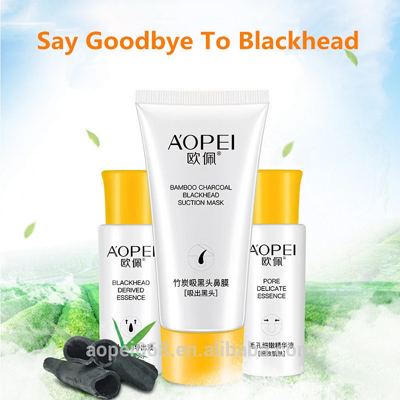 High quality oil control nose toner blackhead remover mask skin care set