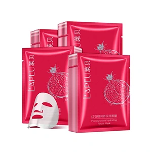 Red pomegranate nourishing hydrating mask natural face pack deep moisturizing facial mask